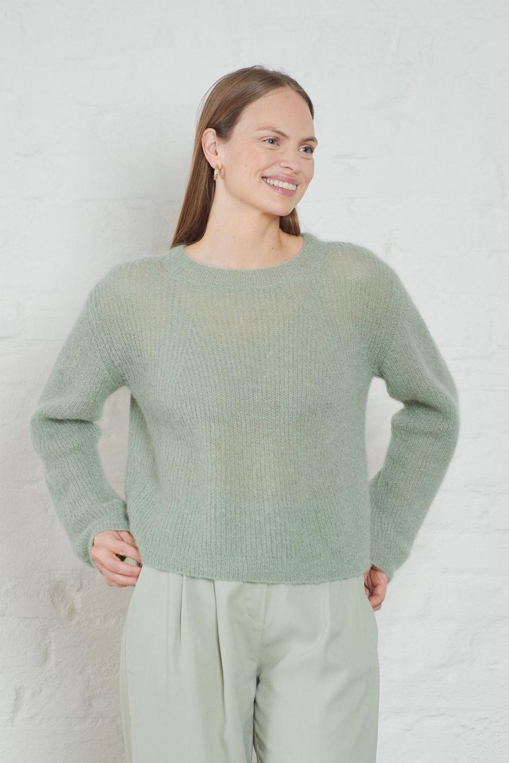 Lane Sweater Dusty Green