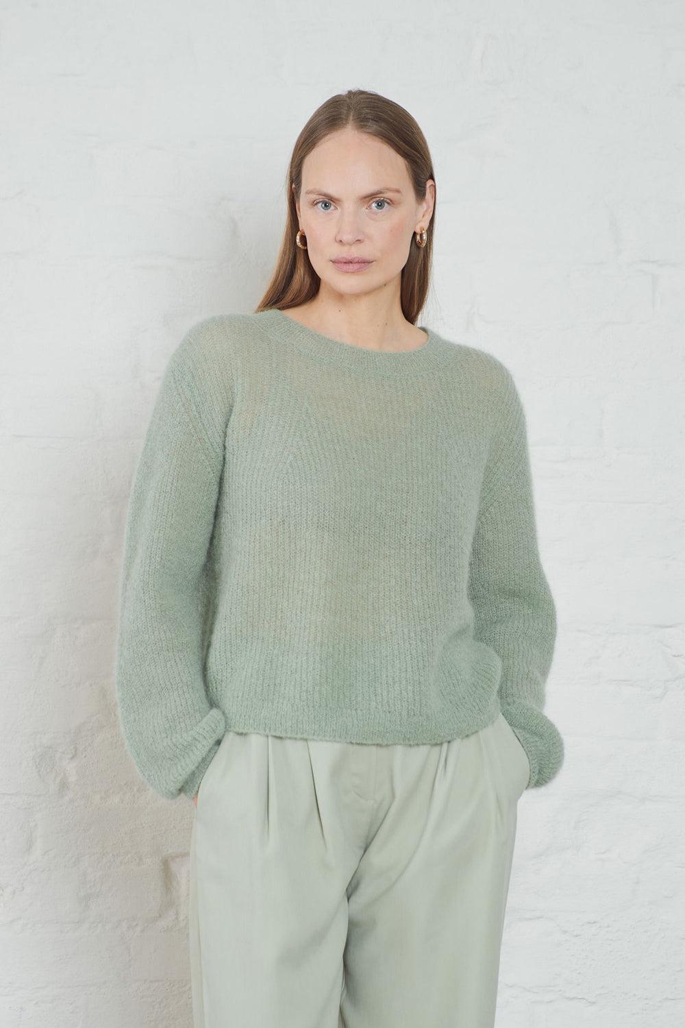 Lane Sweater Dusty Green