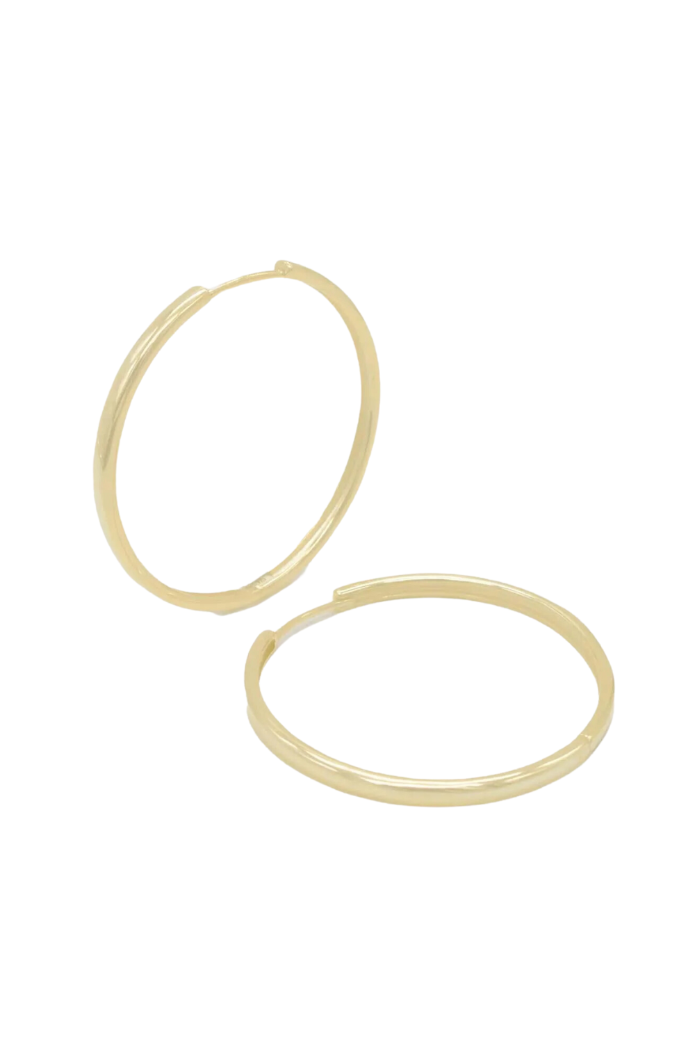 Large Hoop Earrings Gold