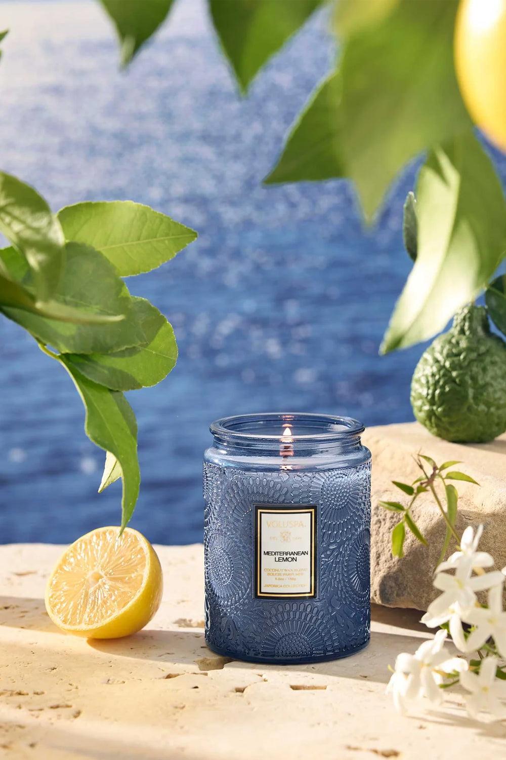 Large Jar Candle 510g Mediterranean Lemon