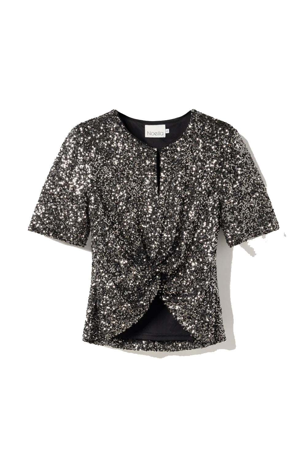 Lemon Blouse Black Silver