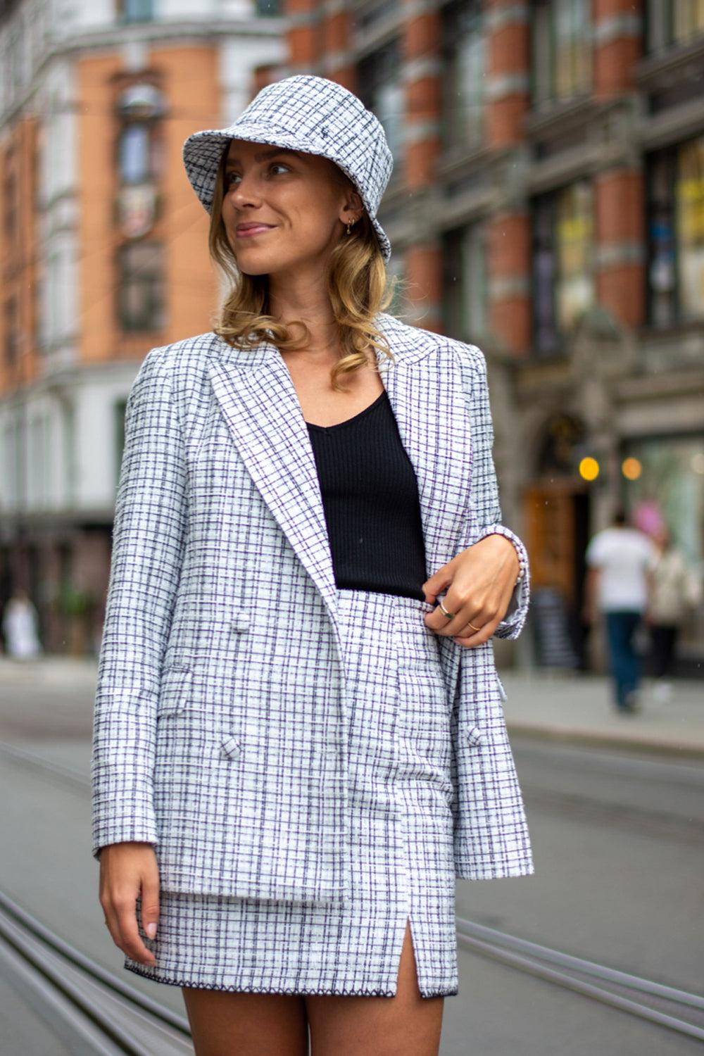 Leonora Jacket Black/White