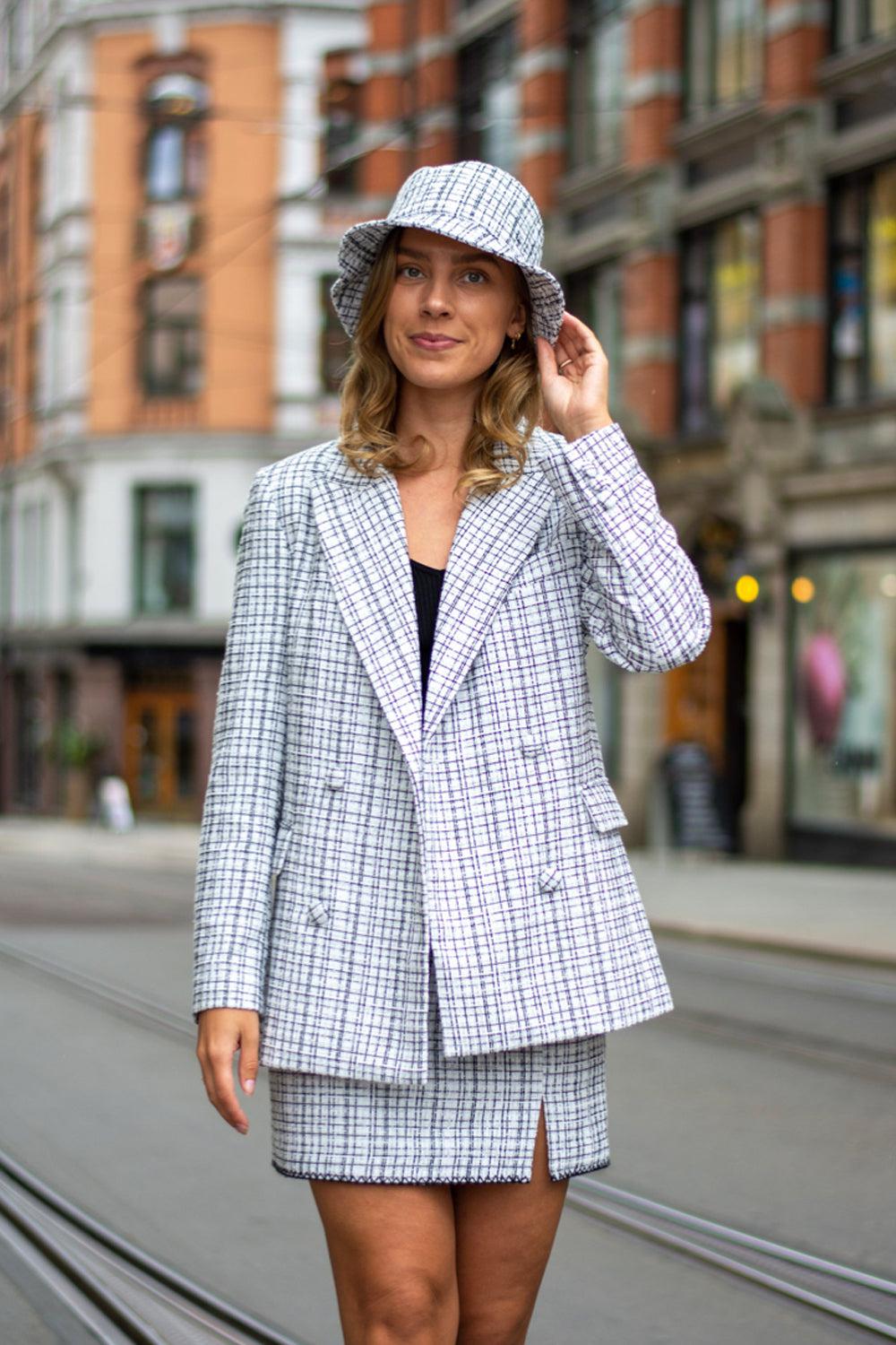 Leonora Jacket Black/White