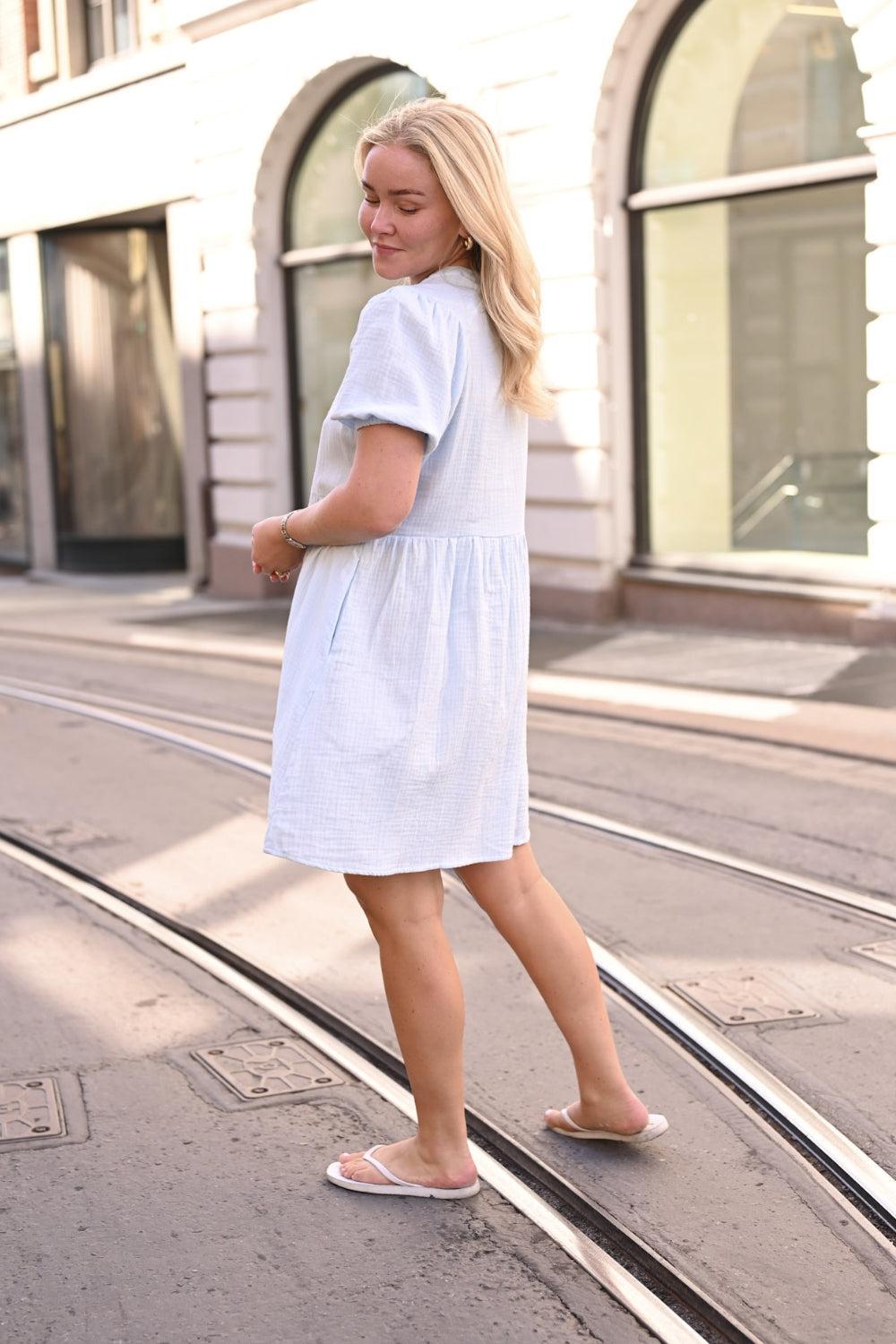 Leontine Dress Blue