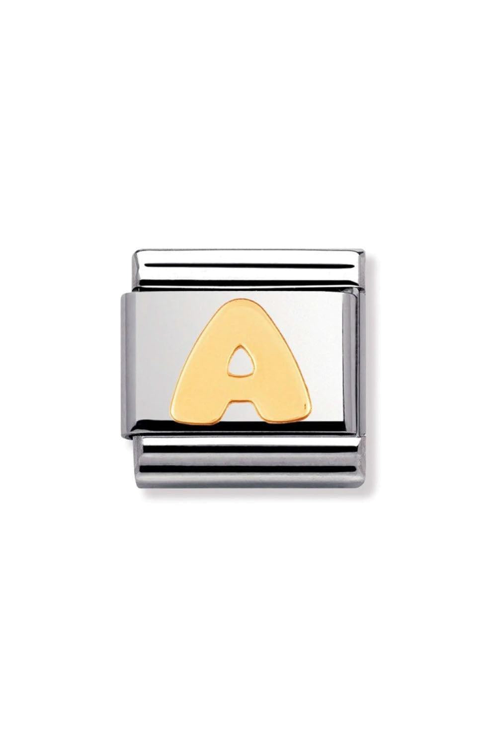 Letter 18k Gold A