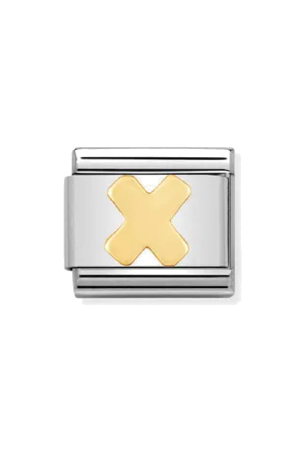 Letter 18k Gold X