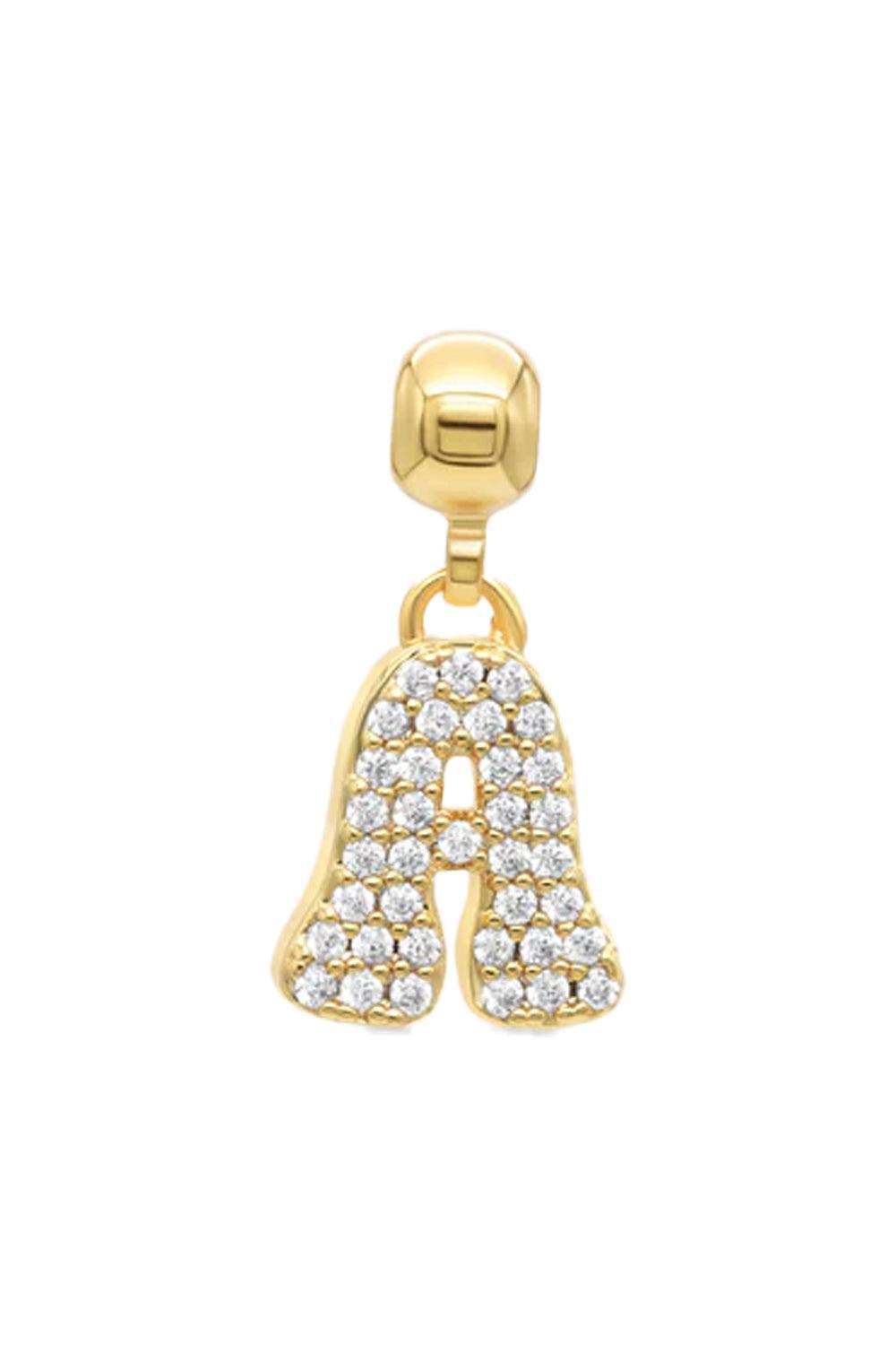 Letter Charm Gold