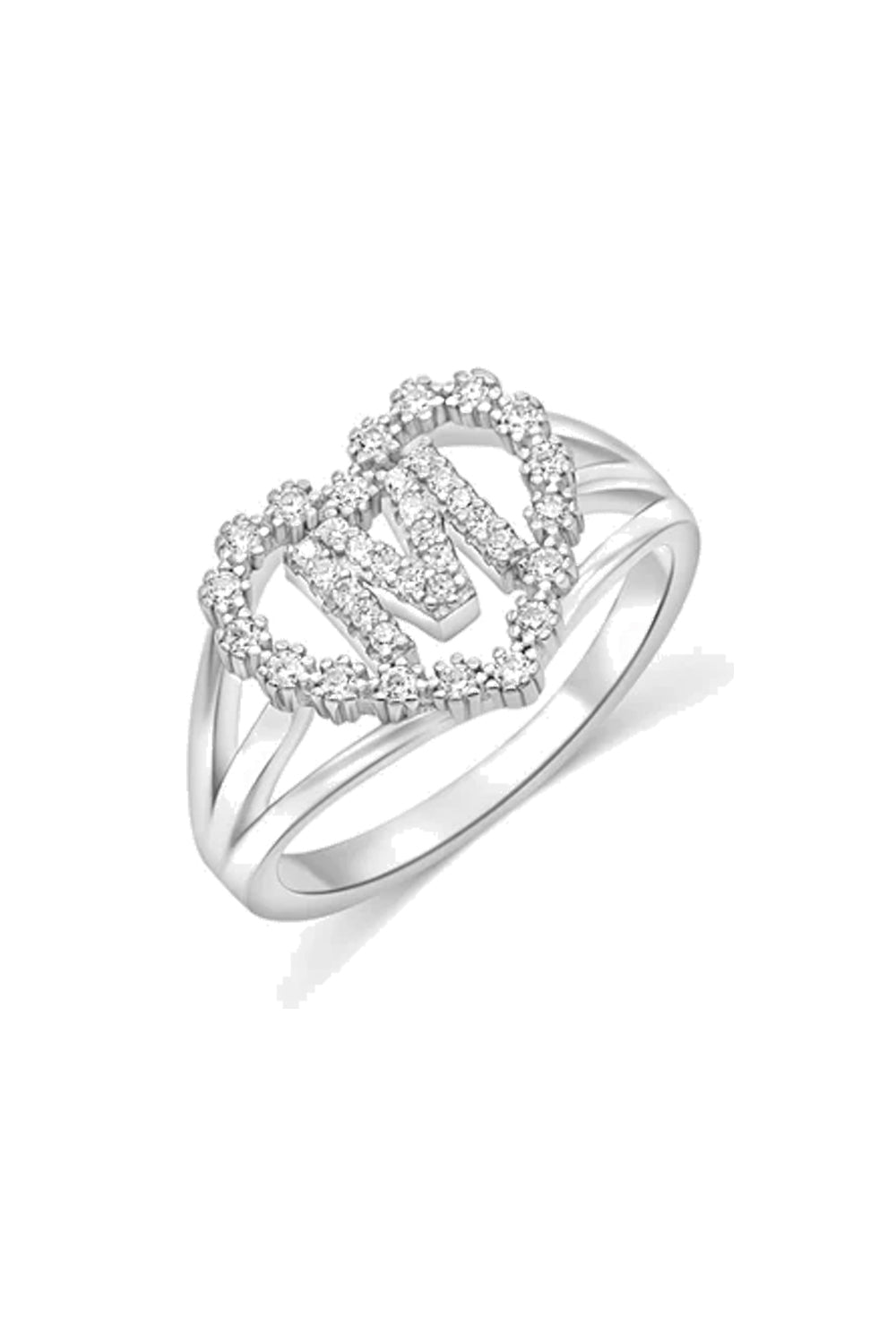 Letter Ring T Silver