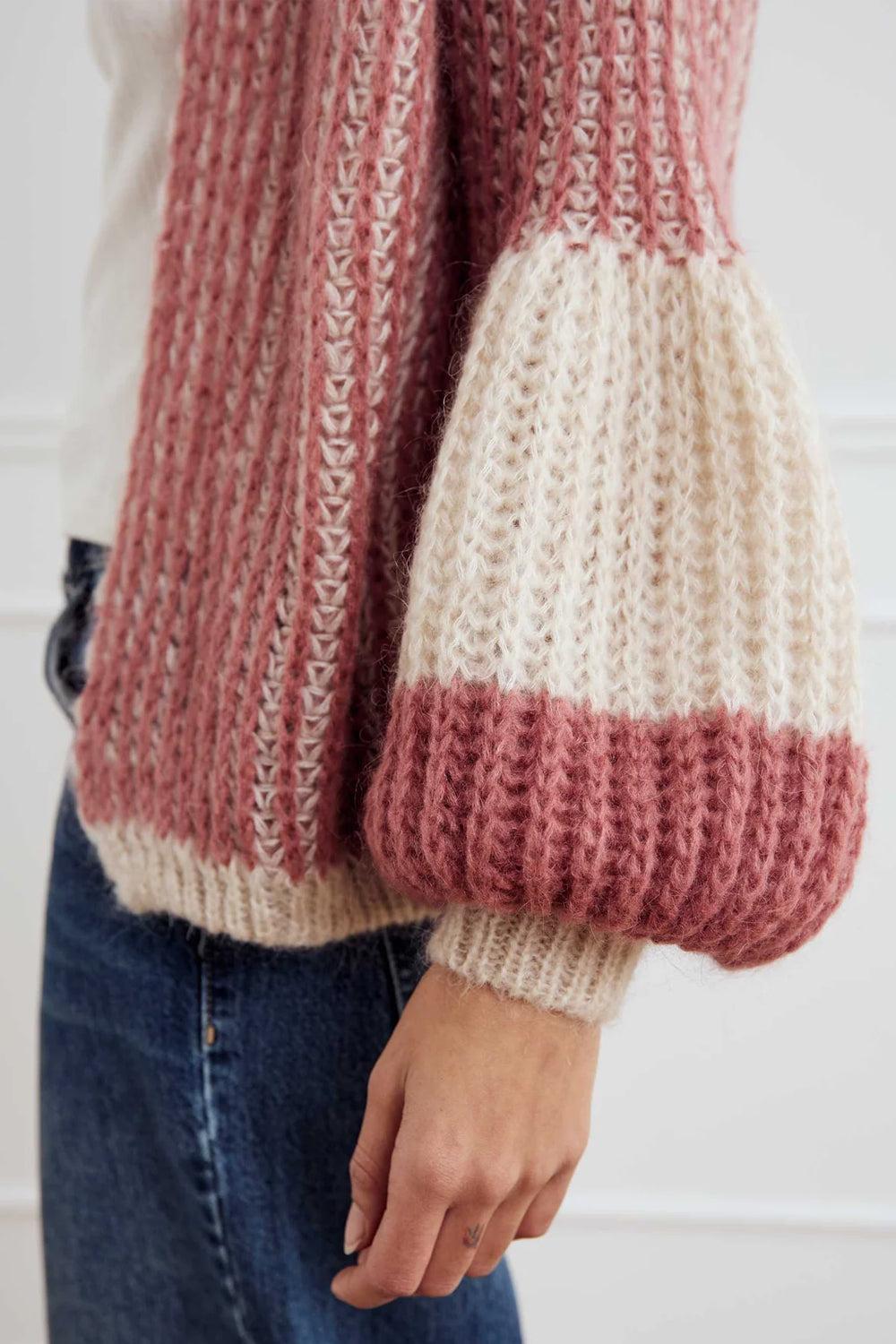 Liana Knit Cardigan Rose Cream