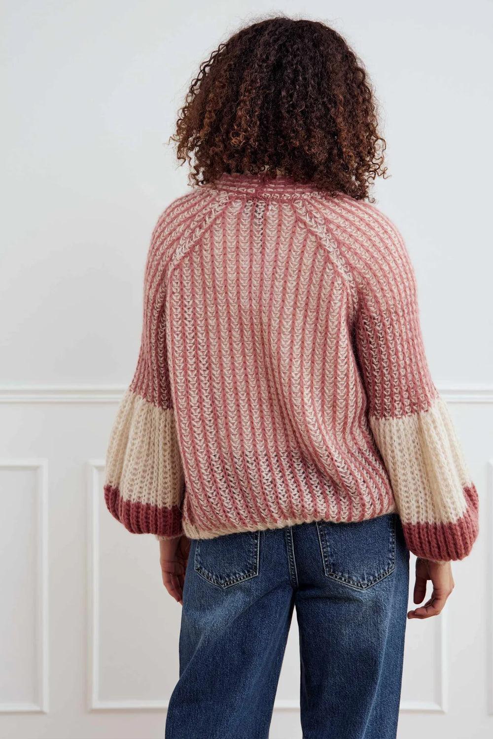 Liana Knit Cardigan Rose Cream
