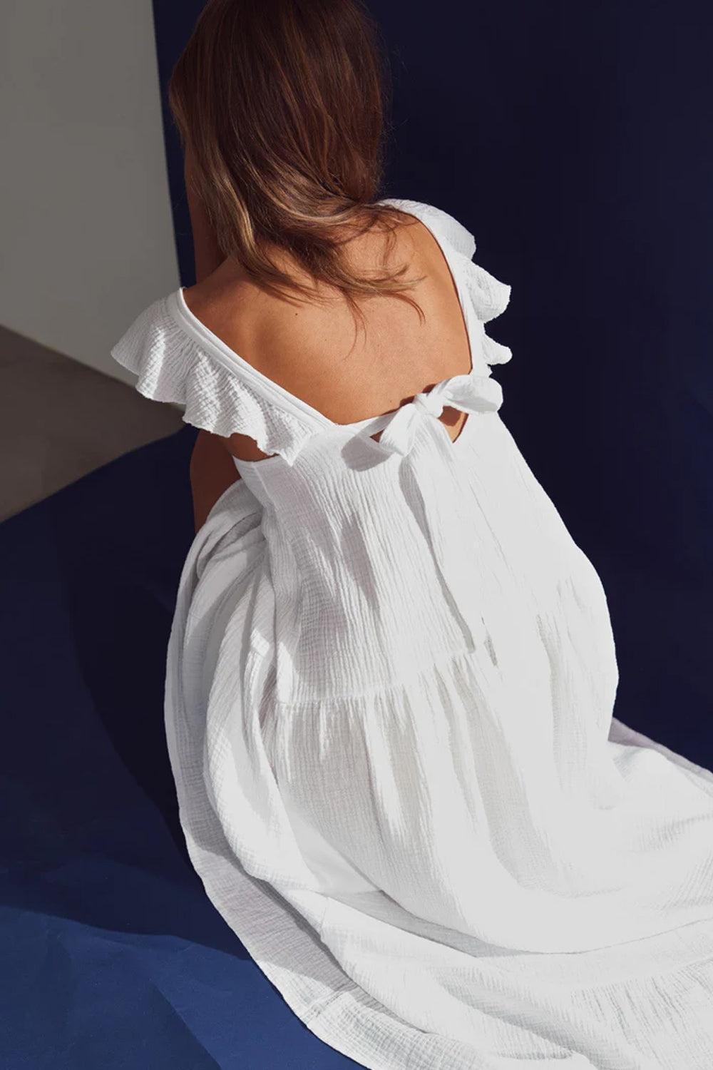Lina Dress White