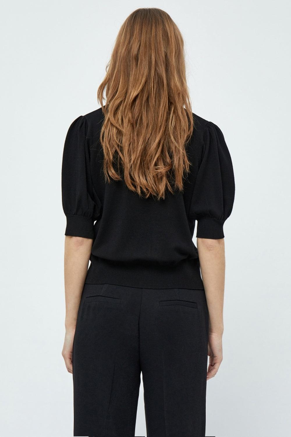 Liva Knit Tee Black