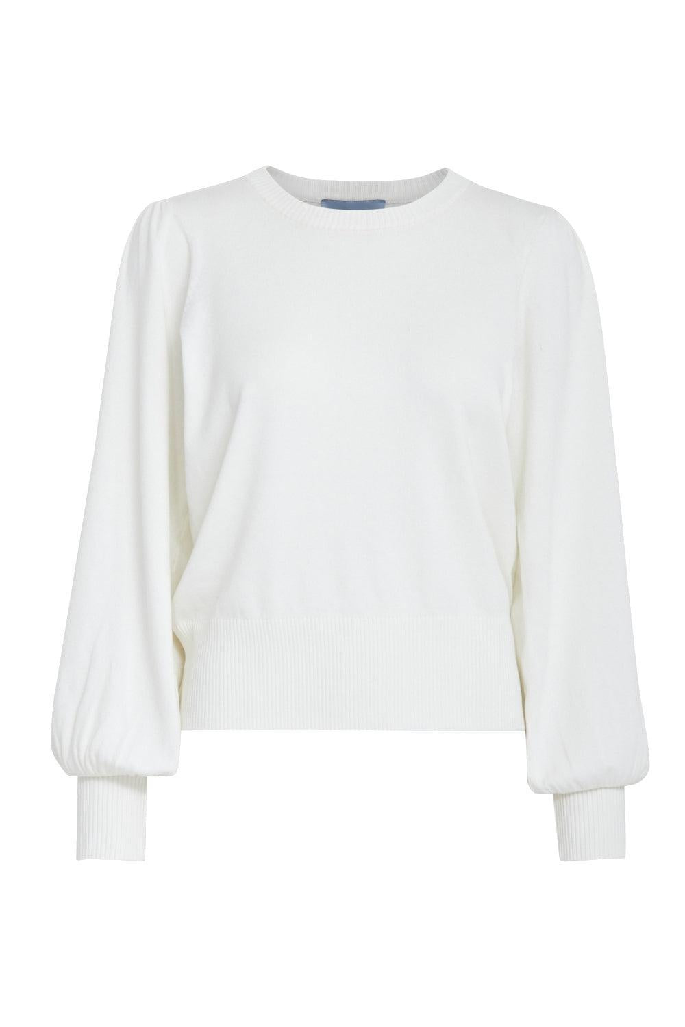 Liva Long Sleeve Pullover Broken White