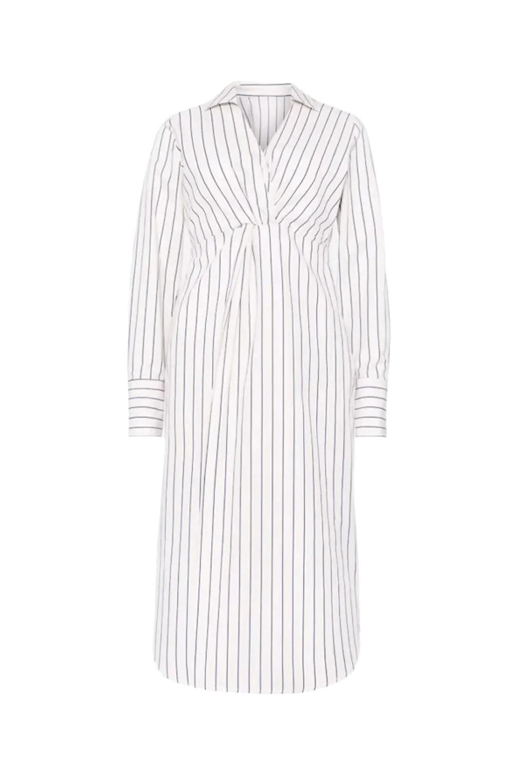 Livia Dress Cream Stripe