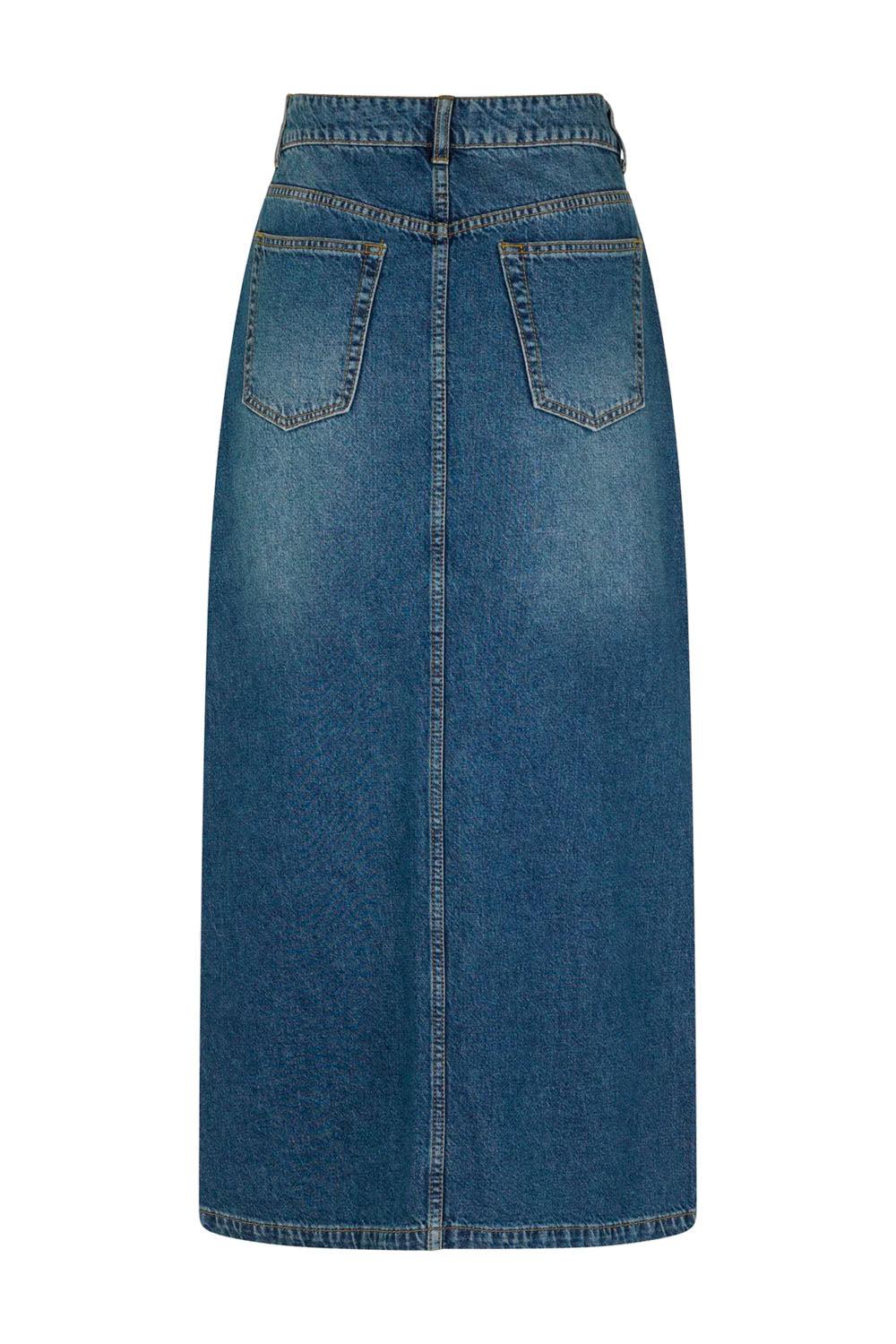 Lopa Long-M Skirt Vintage Blue Wash