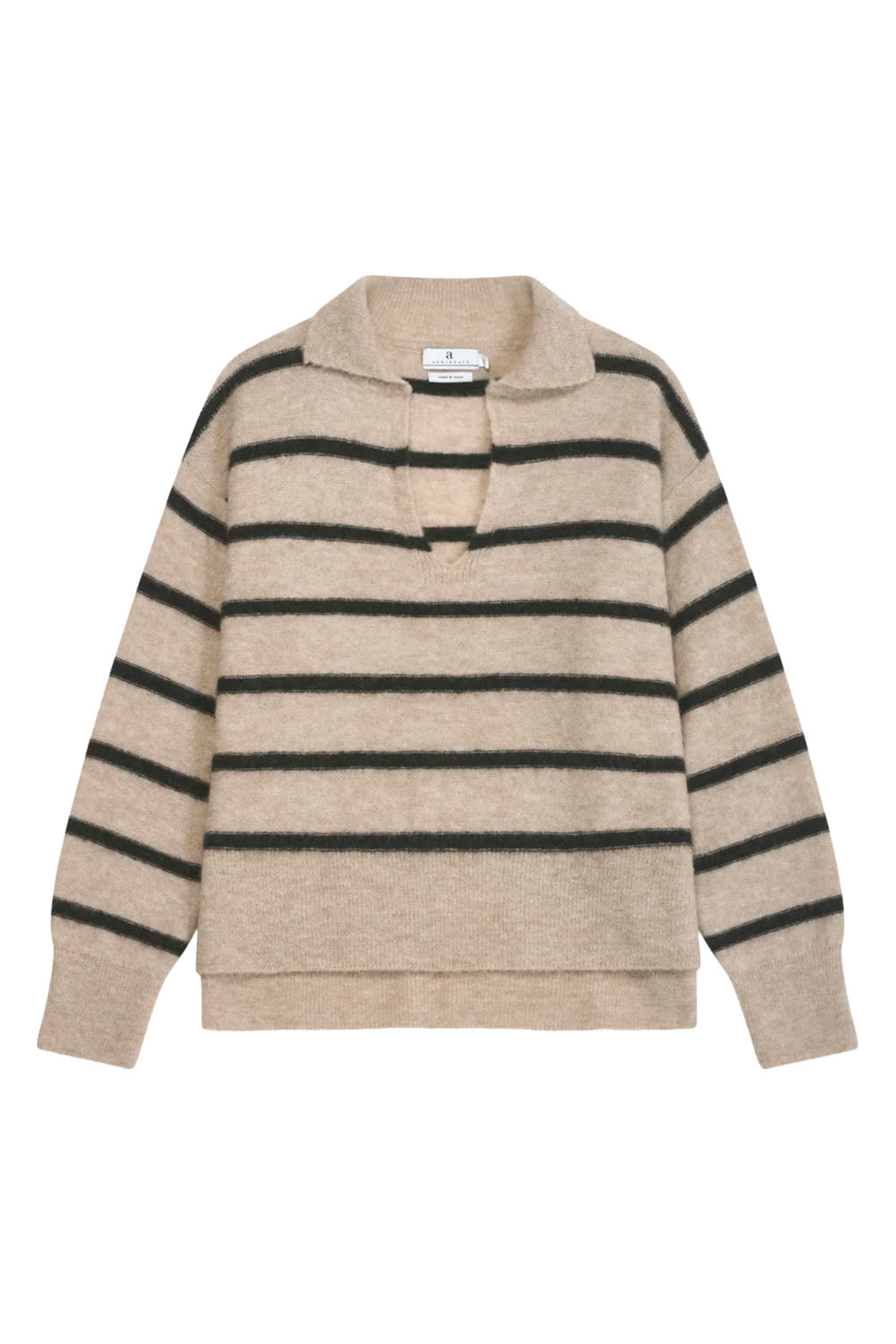 Lowry Stripe Sweater Beige Combo