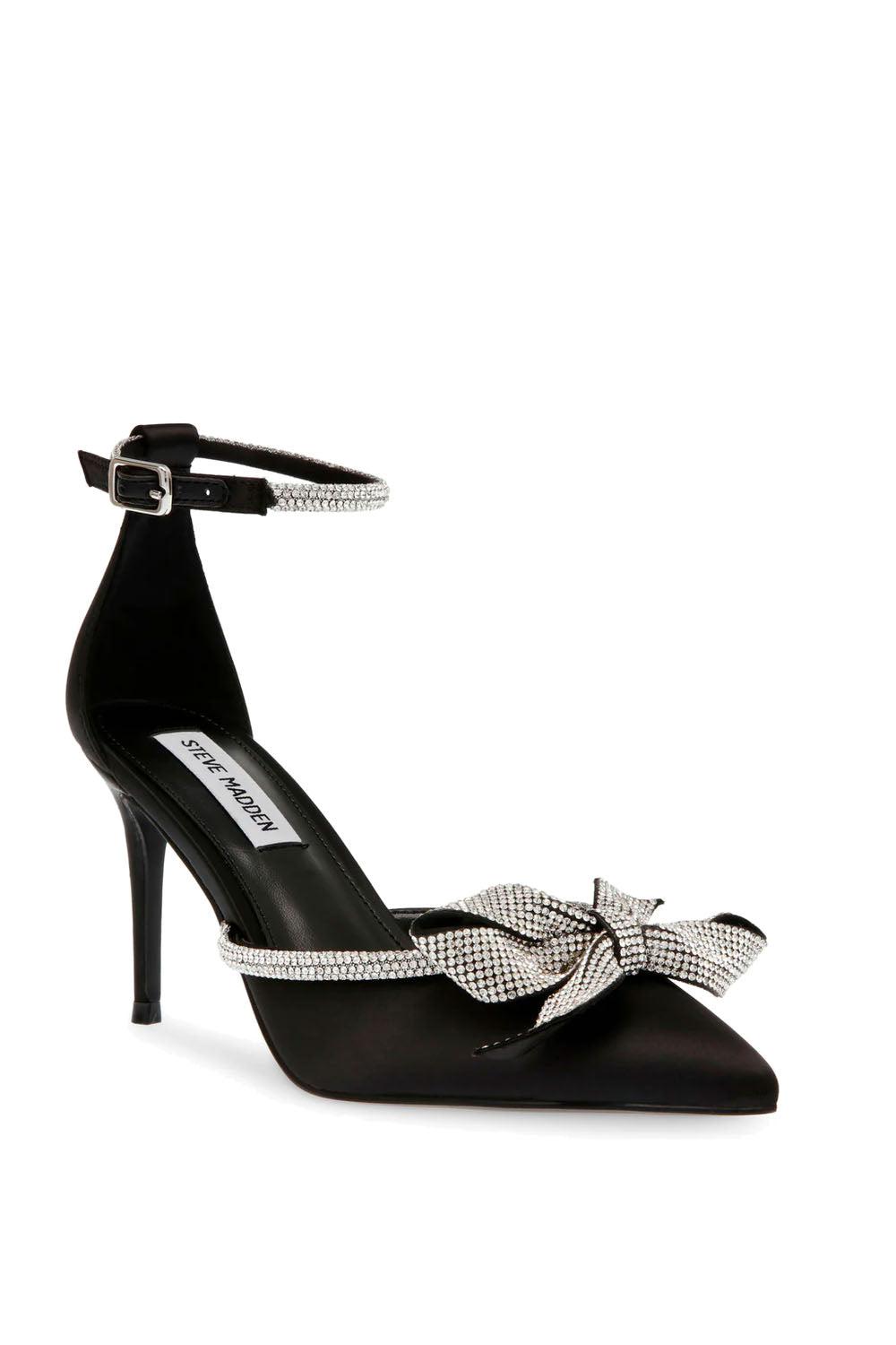 Lumiere Sandal Black Satin