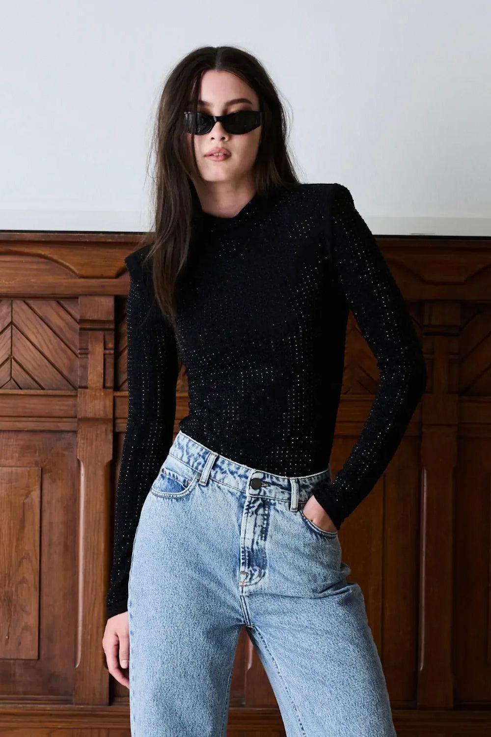 Luxe Sequin Body Black