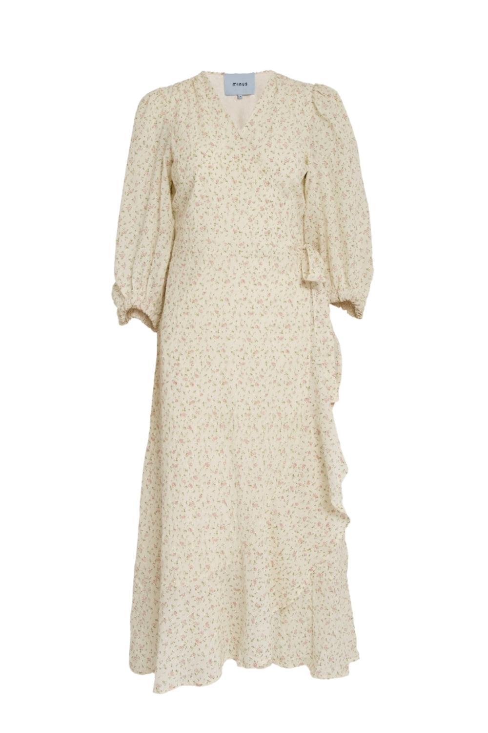 MCMercine Wrap Dress Orchid Flower Print