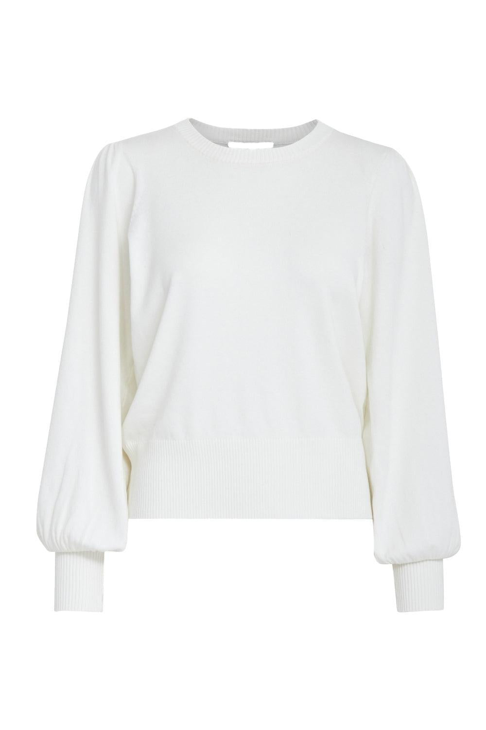 MSLiva Long Sleeve Pullover Broken White