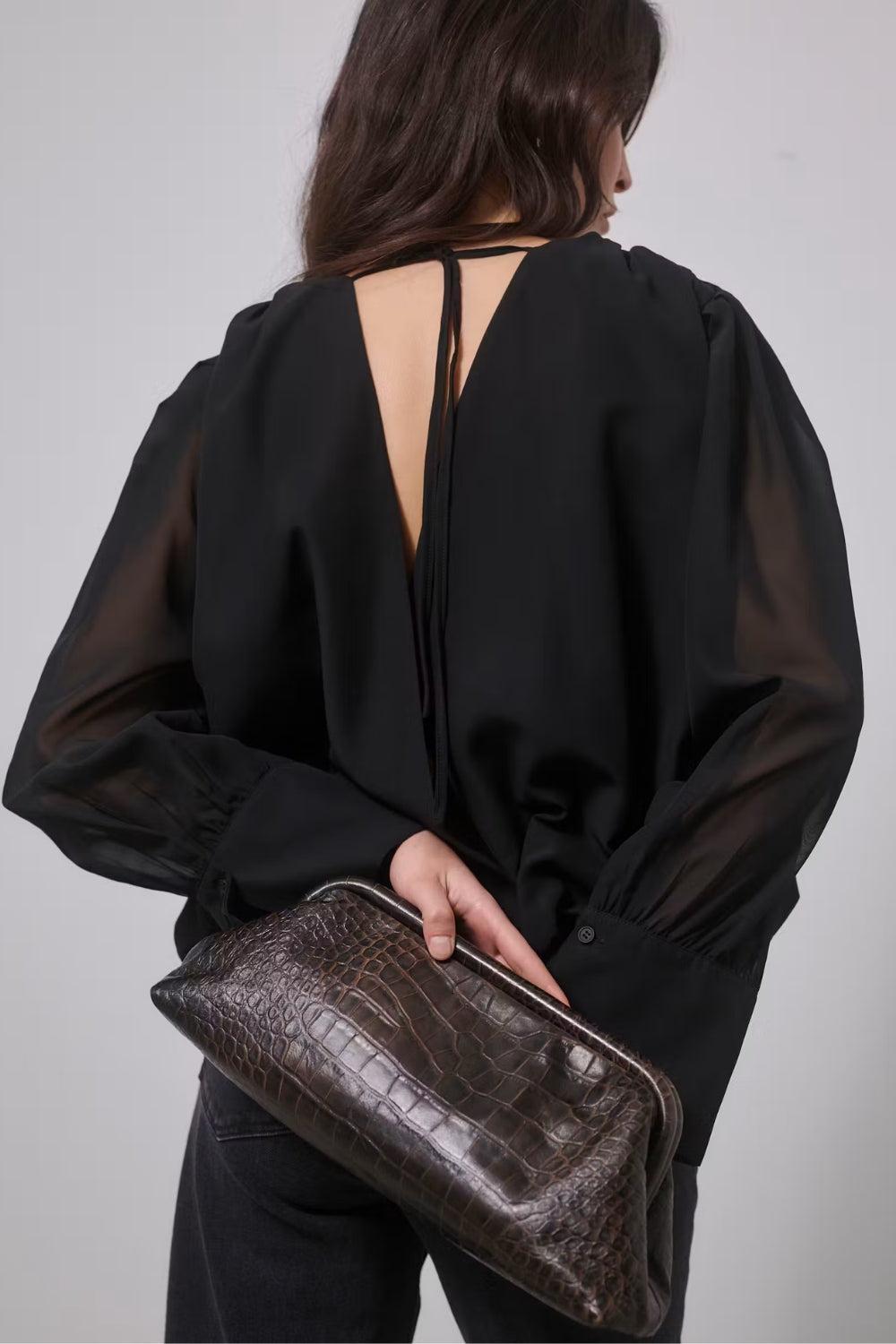 MWElijah Leather Clutch
