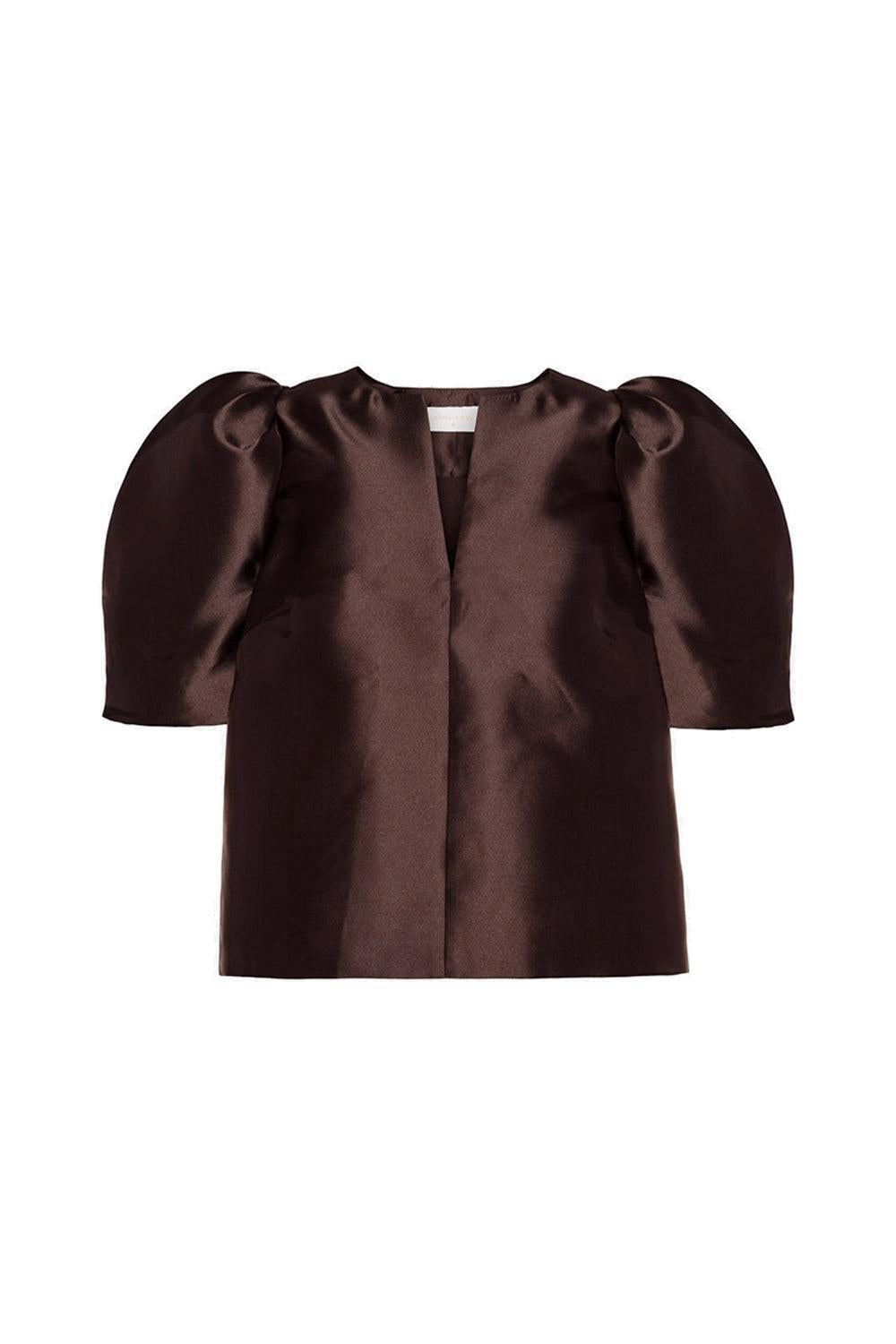 Maeve Blouse Dark Brown