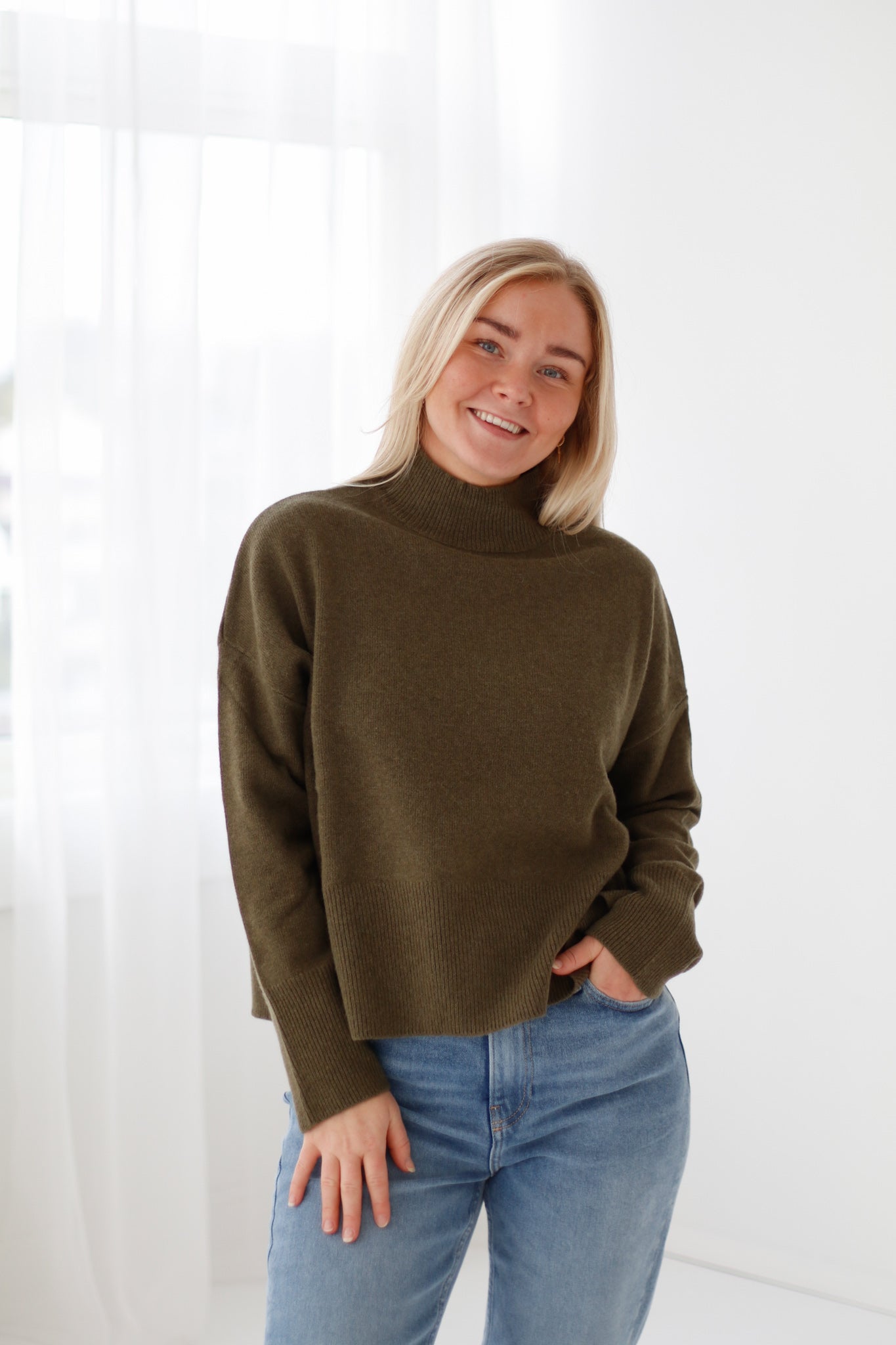 Mandy Sweater Green Melange