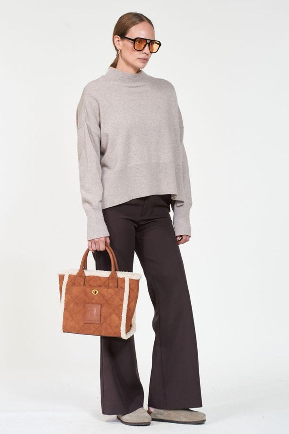 Mandy Sweater Lt Beige Melange