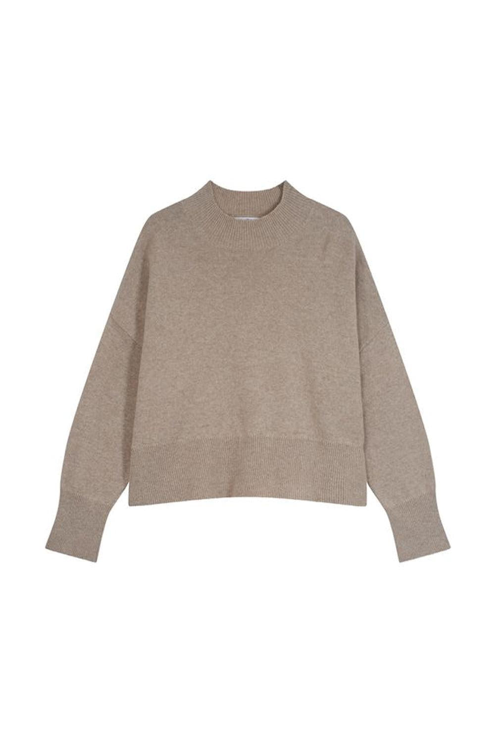 Mandy Sweater Lt Beige Melange