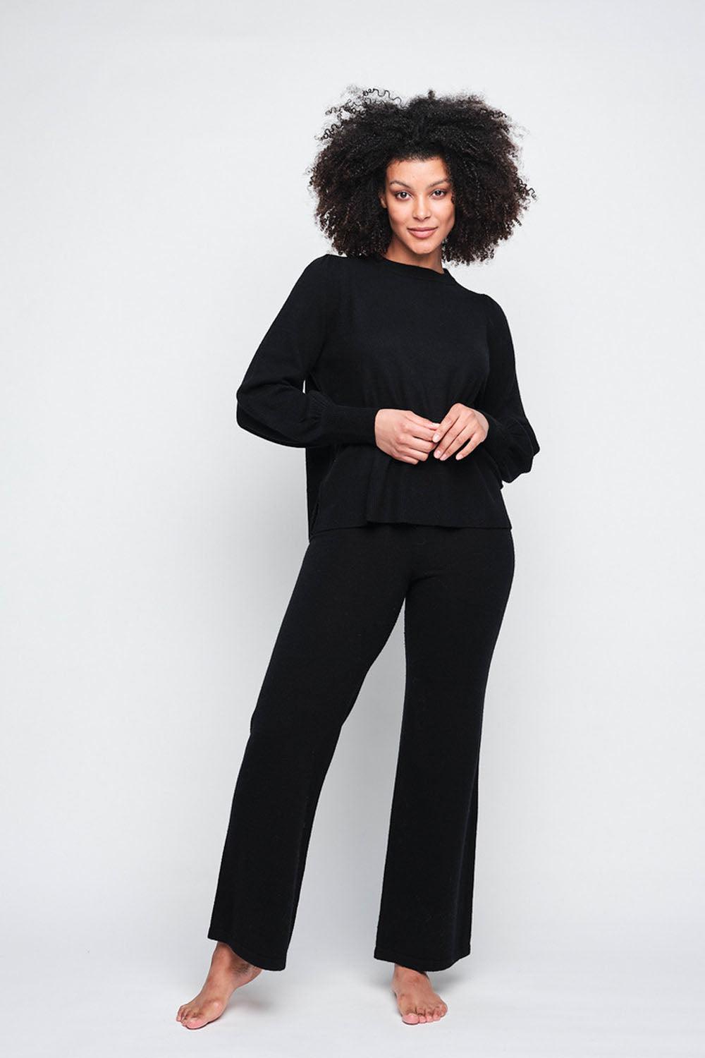 Maria wool sweater Black