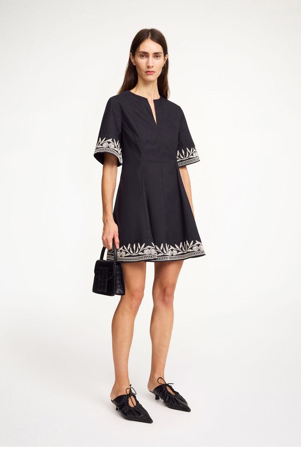 Mary Organic Cotton Dress Black