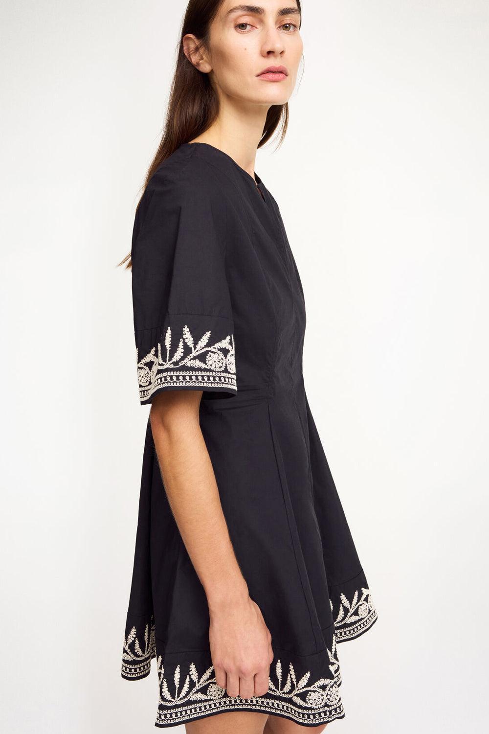 Mary Organic Cotton Dress Black