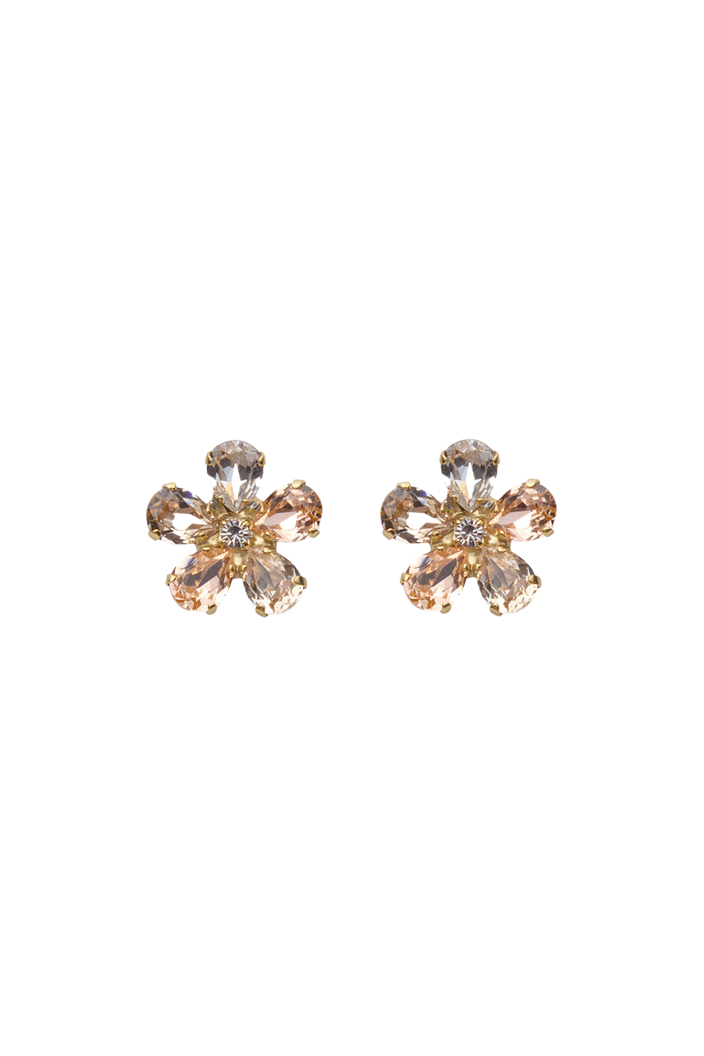 May Silk Earrings Gold Silk Combo