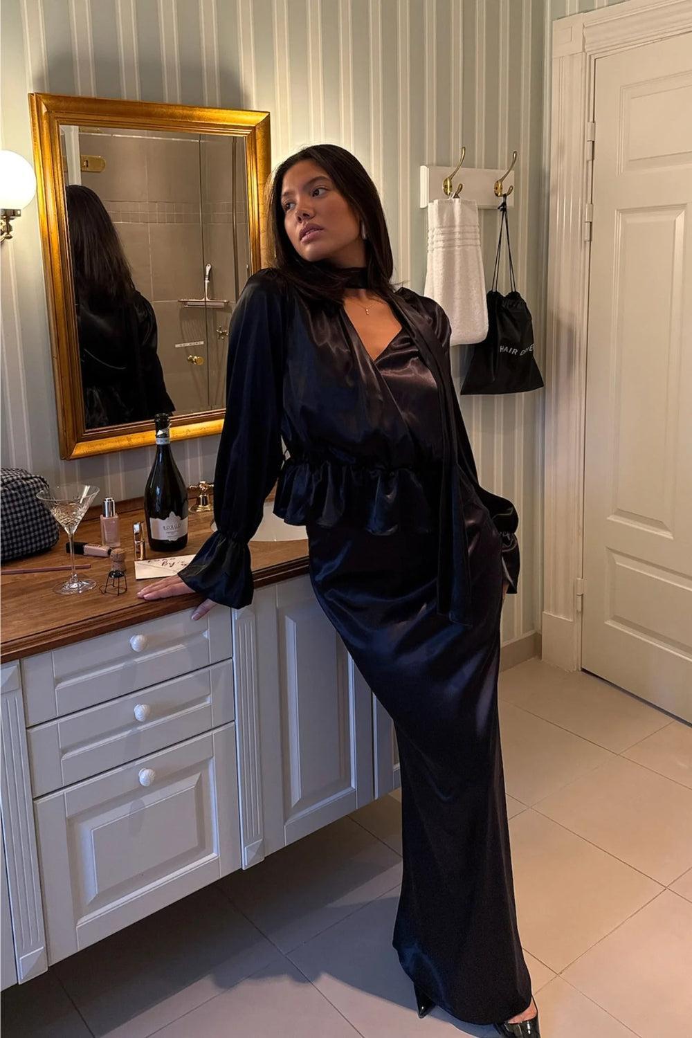 MerleIC Maxi Skirt Black