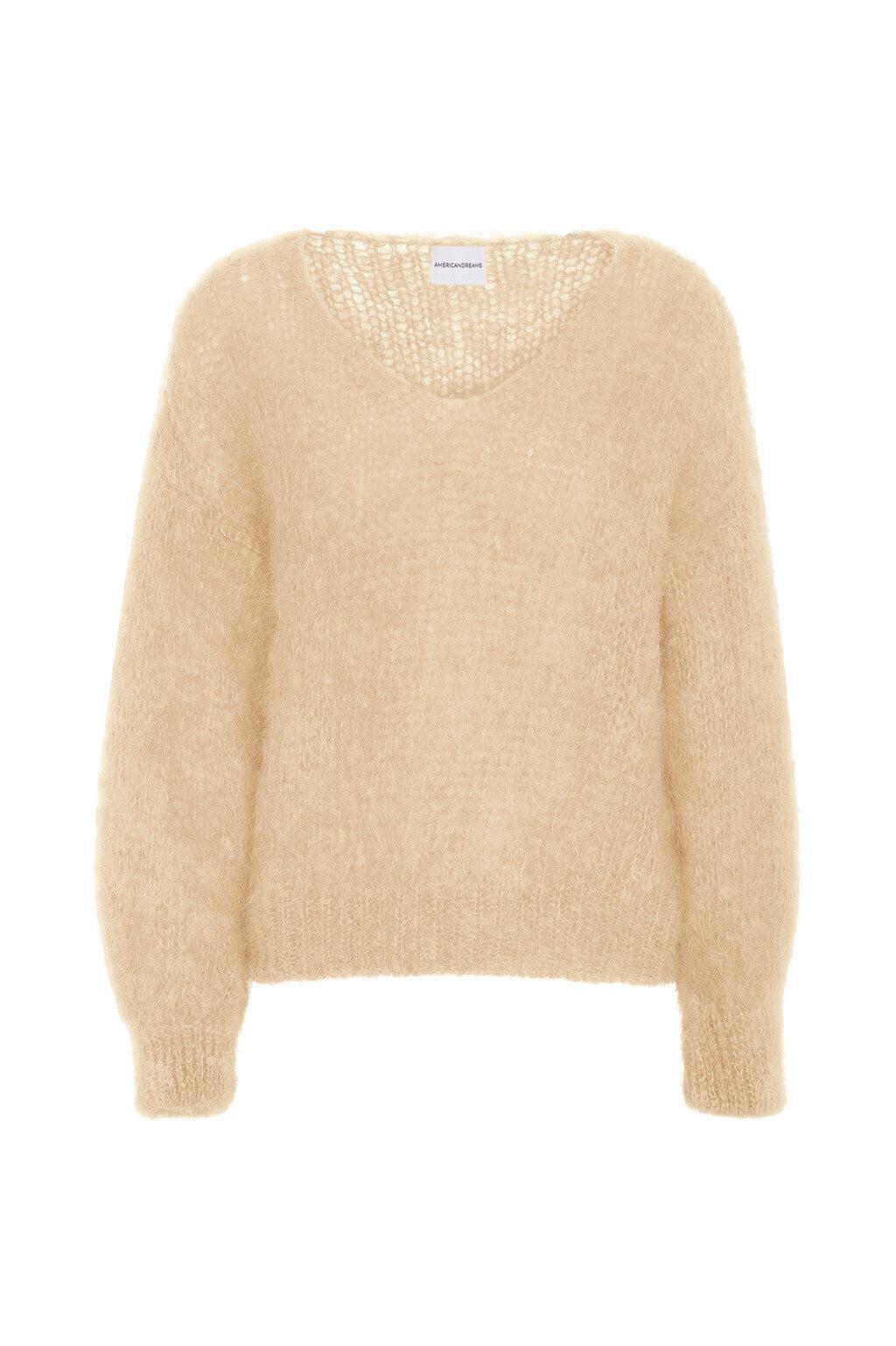 Milana LS Mohair Knit Almond
