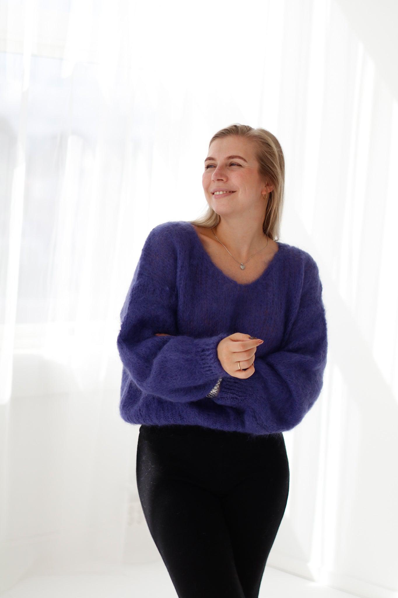 Milana Mohair Knit Violet