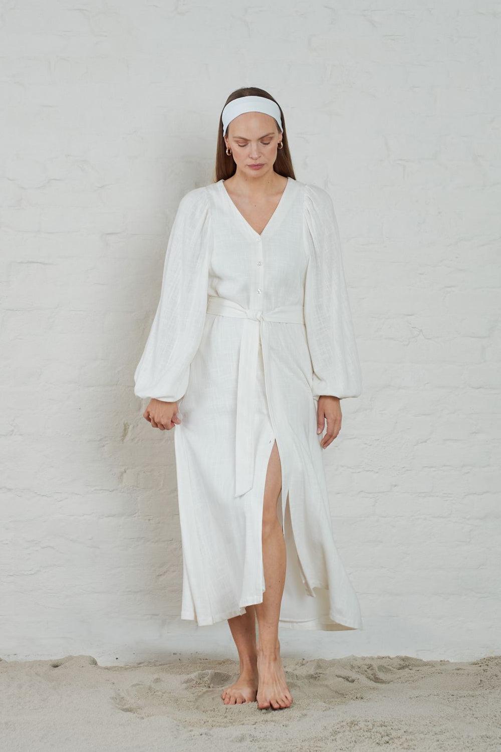 Milla Linen Blend Offwhite