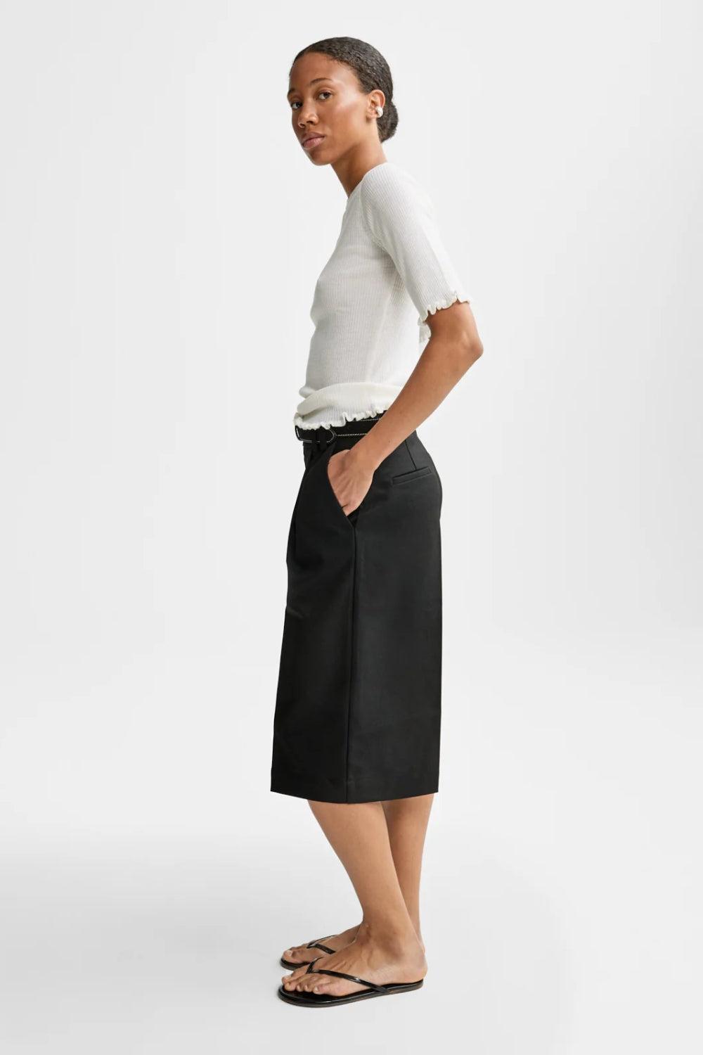 Milla Merino Knit Knitwear White