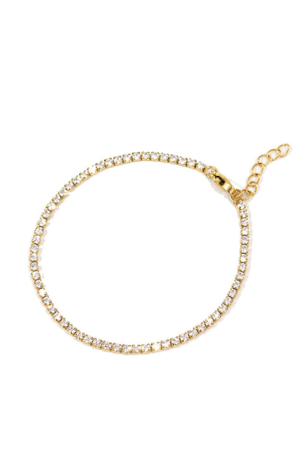 Mini Diamond Bracelet Gold