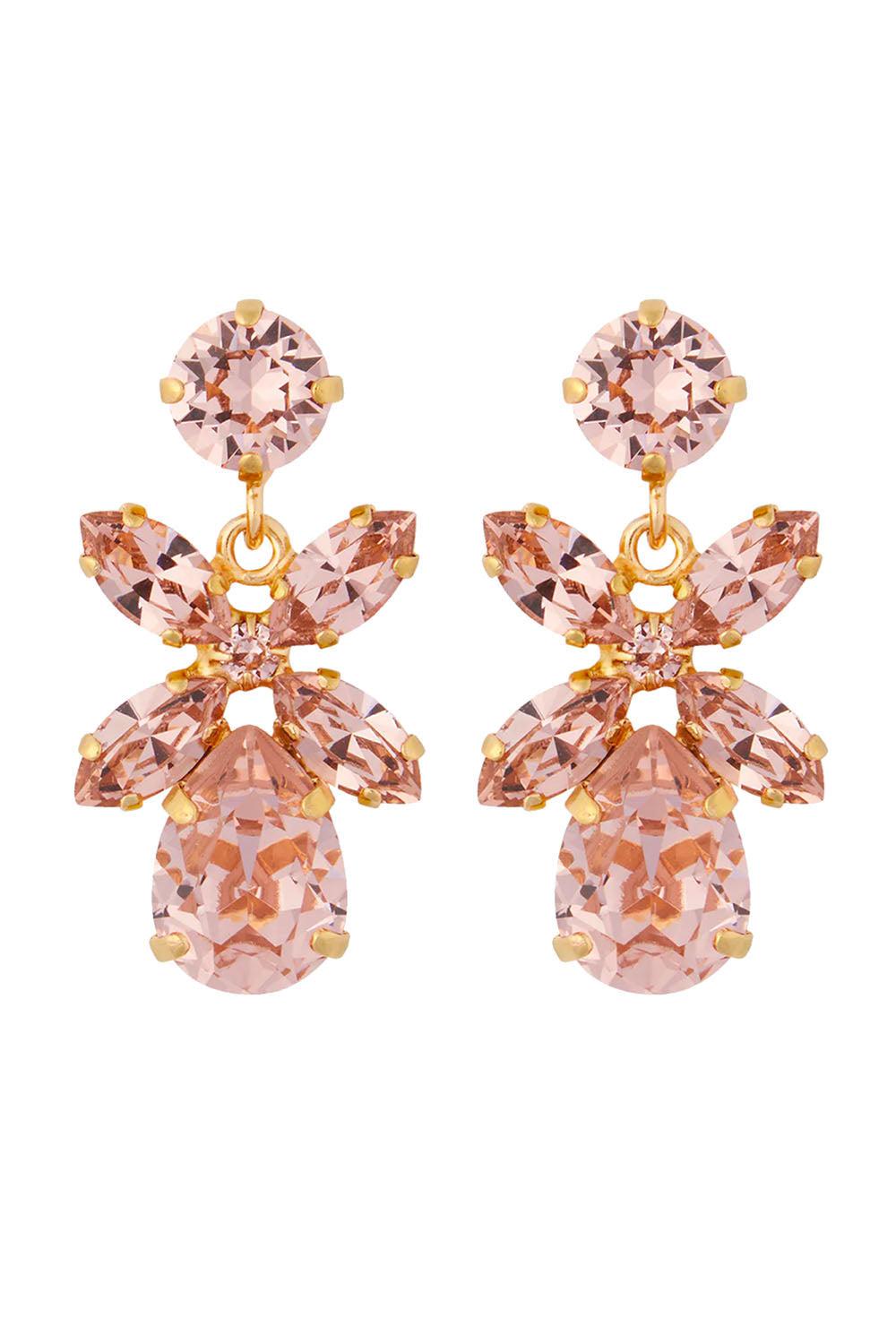Mini Dione Earrings Gold Light Rose