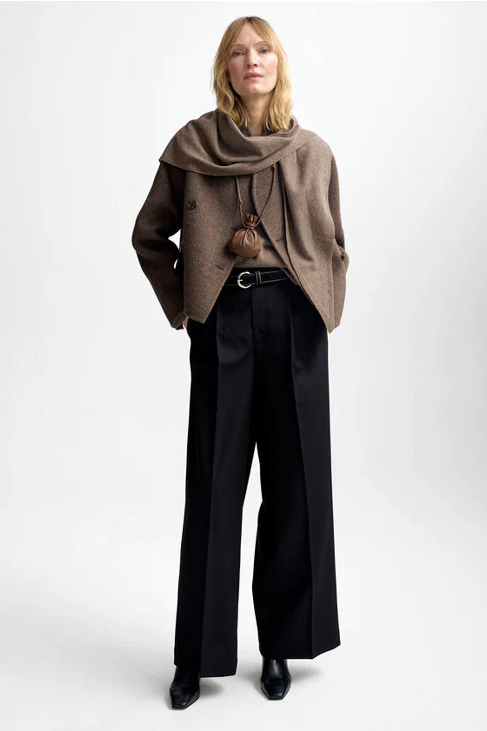 Mira Wool Cash Scarf Cappuccino