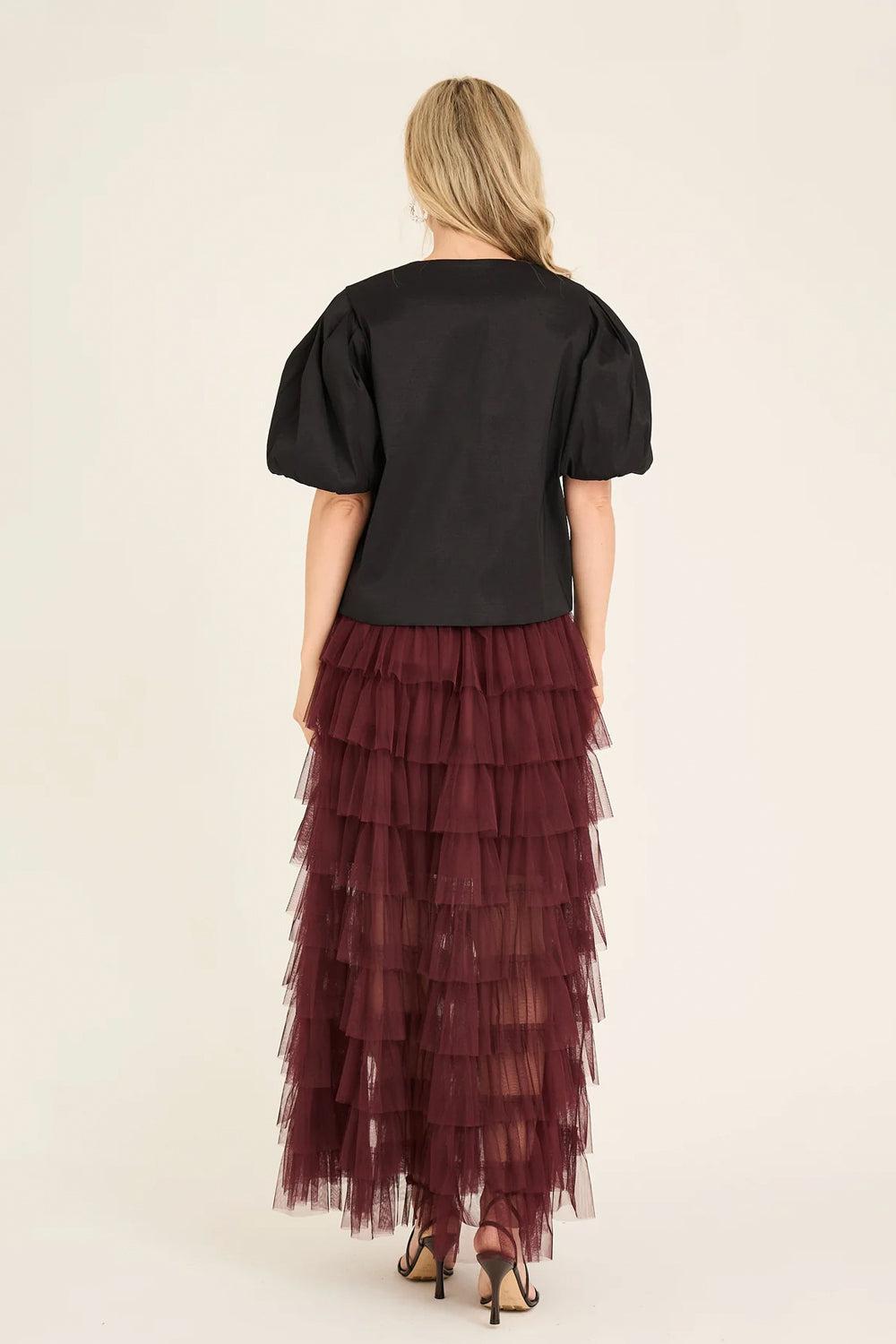 Miranda Skirt Burgundy