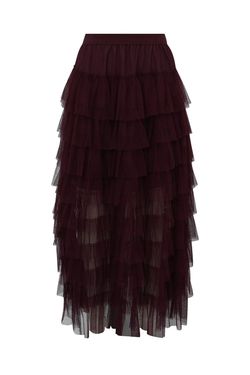 Miranda Skirt Burgundy