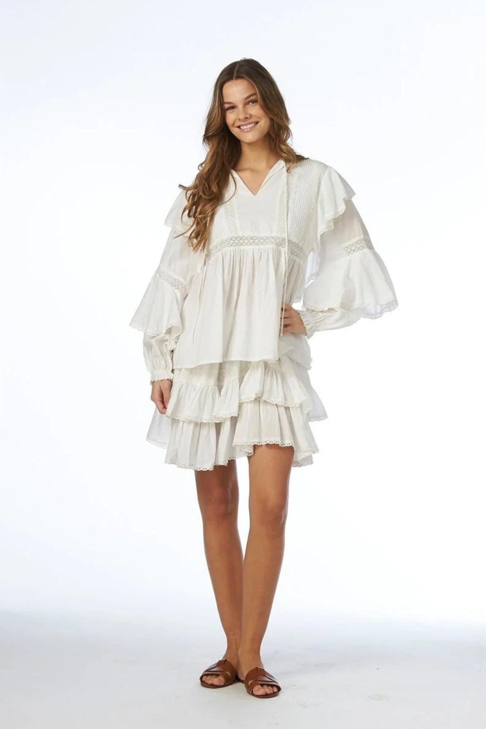 Miri Skirt White