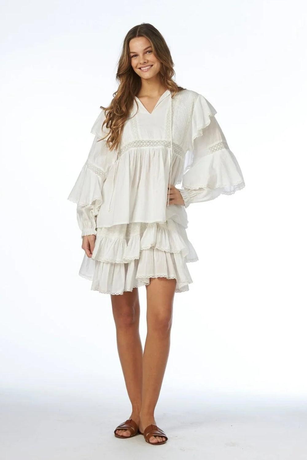 Miri Skirt White