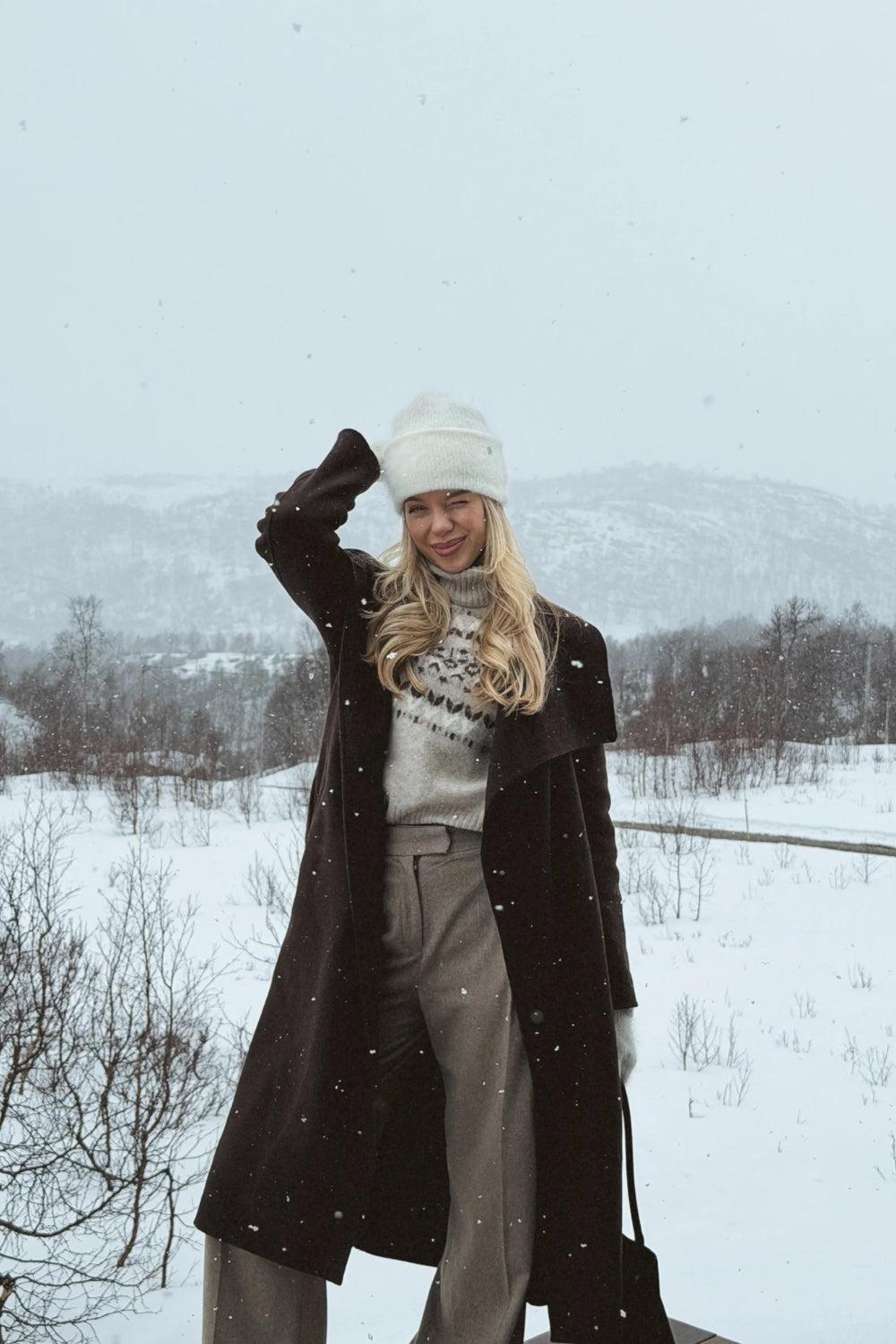 Monica Coat Black Coffee