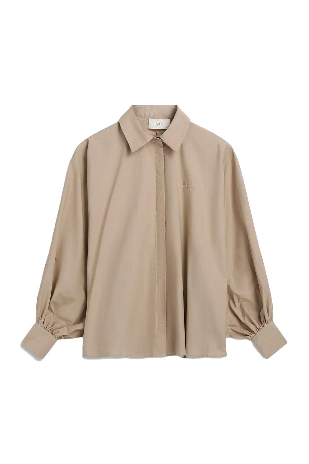 Muse Poplin Shirt Sand Stone