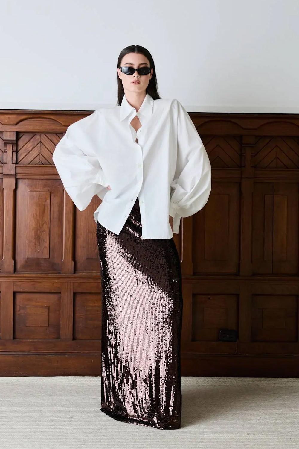 Muse Poplin Shirt White