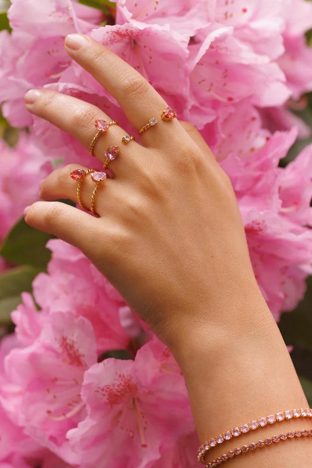 Nani Ring Gold Light Rose