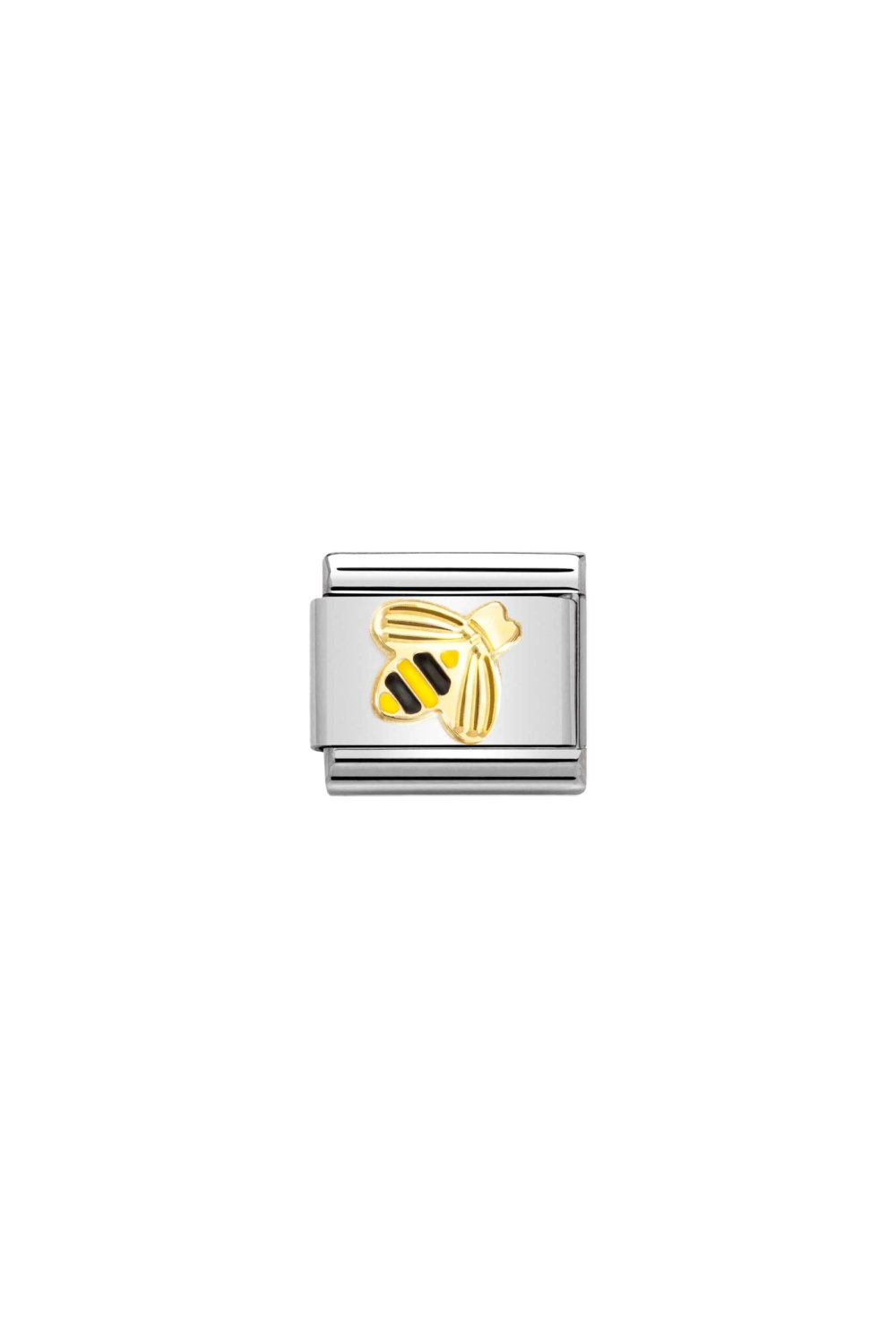 Nature 18k Gold & Enamel Diamond-coated Bee